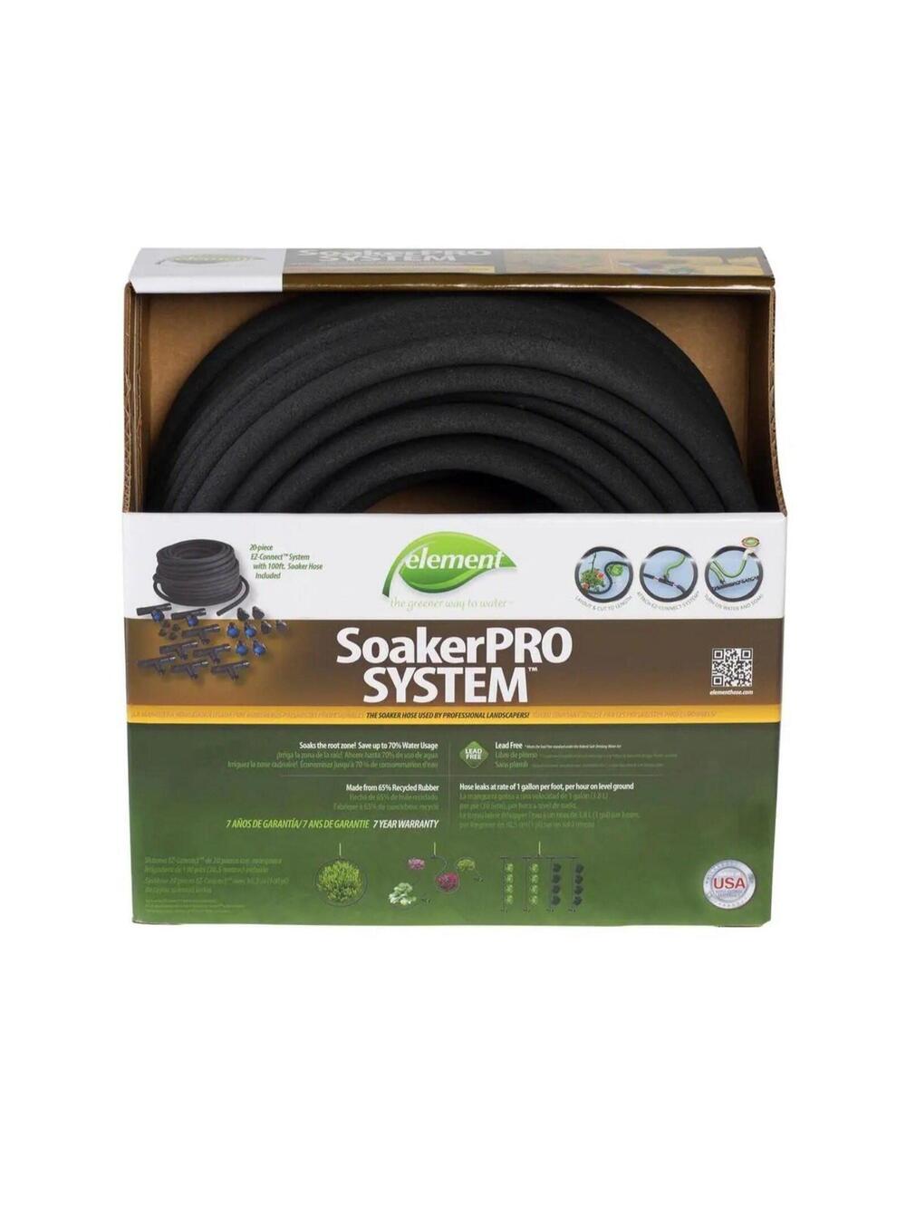 SoakerPro 3/8 in. x 100 ft. Garden Soaker Hose System Heavy Duty Watering